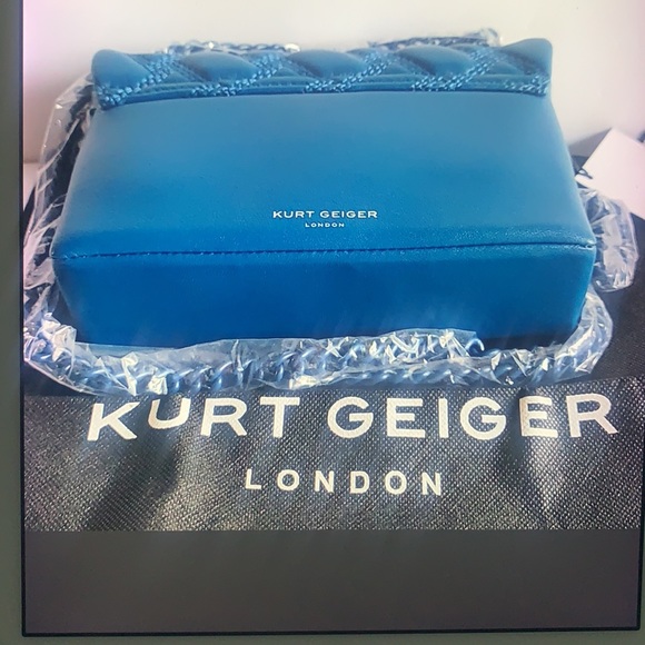 KURT GEIGER LONDON KENSINGTON LEATHER MINI CROSSBODY BAG - Picture 8 of 9